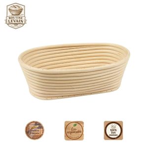 Banneton long pain levain – Fermentation des pains allongés